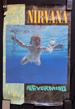 Usado, Pôster promocional original 1991 Nirvana Nevermind 35 x 23 comprar usado Usado, Pôster promocional original 1991 Nirvana Nevermind 35 x 23 comprar usado  Enviando para Brazil