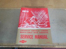1972 chevrolet service for sale  Harrington