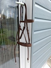 Brown leather bitless for sale  REDRUTH