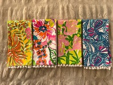 Conjunto de 4 Toalhas de Prato Lilly Pulitzer Edição Limitada 20º Aniversário Novo sem etiquetas, usado comprar usado  Enviando para Brazil