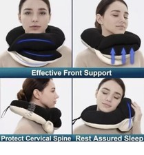 BUYUE Travesseiro de Viagem 360° Suporte de Cabeça Dormir para Voo Longo comprar usado  Enviando para Brazil