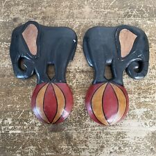 Pair wood wooden for sale  LEEK