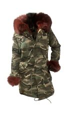 Echtfell parka mantel gebraucht kaufen  München