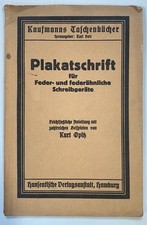 Plakatschrift feder federähnl gebraucht kaufen  Seubersdorf