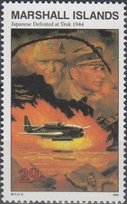 Marshall 50th Ann WWII Japanese Defeat at Truk 1994 MNH-1,75 Euro comprar usado  Enviando para Brazil