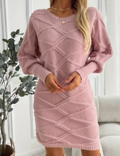 Zopfmuster strickkleid rundhal gebraucht kaufen  Freisbach