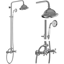 Usado, Gotonovo Luminária de Banheiro Polimento Cromado 8 Polegadas Chuva Cabeça de Chuveiro Se... comprar usado  Enviando para Brazil