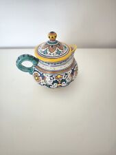 Lattiera ceramica maiolica usato  Deruta
