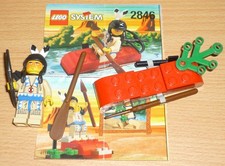 Lego Dziki Zachód 2846 Indianie z kajakiem i bronią z 1997 roku + OBA na sprzedaż  Wysyłka do Poland