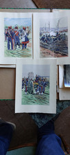 Serie gravures aanciennes d'occasion  Pessac