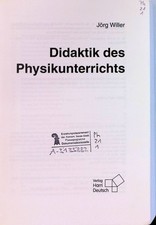 Didaktik physikunterrichts wil gebraucht kaufen  Koblenz