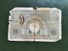 Maroc billet francs d'occasion  Arques