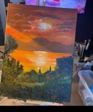 Quadro tramonto sul usato  Trento