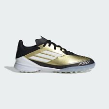 Usado, Tênis de futebol Adidas Messi F50 League infantil relva júnior dourado IG9277 ✅Tamanho múltiplo comprar usado  Enviando para Brazil