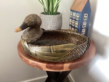 Vintage wicker duck for sale  BEXHILL-ON-SEA