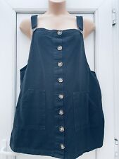 Boohoo black dungaree for sale  WARRINGTON