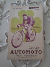 Cpa cyclisme ville d'occasion  Domérat