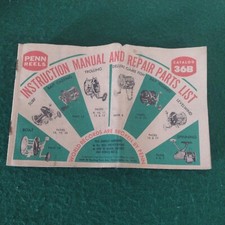 Penn reels instruction for sale  CREDITON