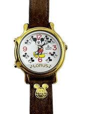 Disney Lorus Seiko Vintage Mickey Toca 2 Músicas Musicais É um Pequeno Relógio Mundial comprar usado  Enviando para Brazil