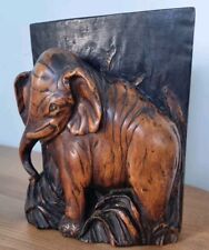 Old elephant carving. for sale  LANARK