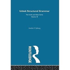 Uzbek structural grammar for sale  DERBY