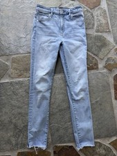 Jeans feminino Abercrombie & Fitch tamanho 26/2R cintura alta super skinny comprar usado  Enviando para Brazil