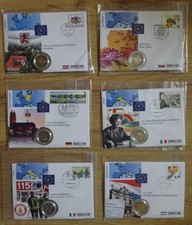 6x2 euro numisbriefe gebraucht kaufen  Neustadt/Dosse