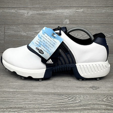 Chuteiras Adidas ClimaCool tênis de golfe espinhos branco preto azul marinho masculino tamanho 10.5 comprar usado  Enviando para Brazil