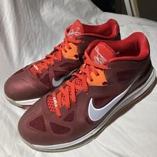 Usado, Tênis Nike LeBron IX 9 Low Cherry 510811-600 Masculino Tamanho 11 LeBron James comprar usado  Enviando para Brazil