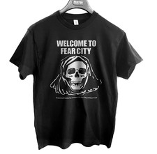 Camiseta Welcome to Fear City manga curta serigrafia   , usado comprar usado  Enviando para Brazil