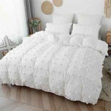 Conjunto de capa de edredom king tufada 220x240 artesanato de alta qualidade com furball cama de casal, usado comprar usado  Enviando para Brazil