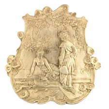 Placa de parede vintage estilo romano feminina de gesso 3D decoração para casa comprar usado Placa de parede vintage estilo romano feminina de gesso 3D decoração para casa comprar usado  Enviando para Brazil