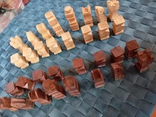 Schachfiguren holz schachspiel gebraucht kaufen  Crimmitschau