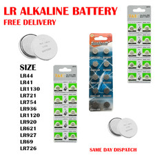 Bateria alcalina botão célula moeda lr44 LR41 LR1130 LR43 LR936 LR754 LR44 1.5v Reino Unido comprar usado  Enviando para Brazil