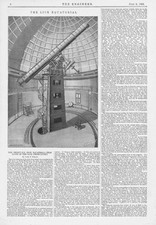 Equatorial telescope lick for sale  GLASGOW