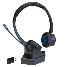 Fone de Ouvido Sem Fio Bluetooth com Microfone para Laptop, PC e Celular - Office2 comprar usado  Enviando para Brazil