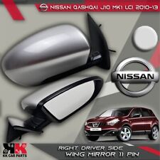 nissan qashqai wing mirror silver for sale  PRESTON