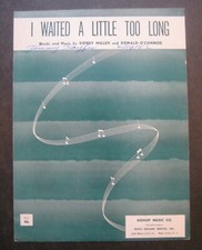 Partituras I Waited A Little Too Long de Sidney Miller comprar usado  Enviando para Brazil