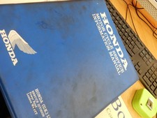 Honda service manual for sale  NORTHWICH