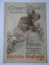Rennprogramm sachsenring 1934 gebraucht kaufen  Leipzig