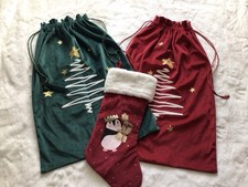 Velvet green red for sale  MALDON
