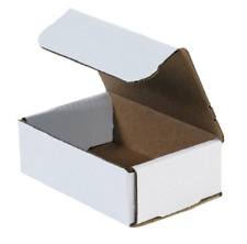 Pacote com 100 caixas de embalagem de correio de papelão ondulado branco 6x4x2 6" x 4" x 2", usado comprar usado  Enviando para Brazil