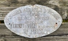 Plaque comice agicole d'occasion  Lieurey