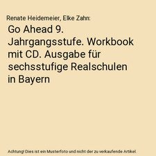 Ahead jahrgangsstufe workbook gebraucht kaufen  Trebbin