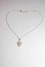 Collana pendente cuore usato  Latina