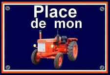 Plaque place tracteur d'occasion  Paris I