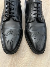 Sapatos de couro Ralph Lauren etiqueta roxa 9 D fabricados na Inglaterra comprar usado  Enviando para Brazil