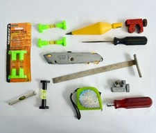 Lote de ferramentas usadas - Stanley faca utilitária prumo bob tubos cortador níveis de linha comprar usado  Enviando para Brazil