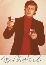 Ernö rubik autogramm gebraucht kaufen  Fernwald