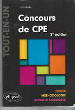 Concours cpe édition d'occasion  Guewenheim